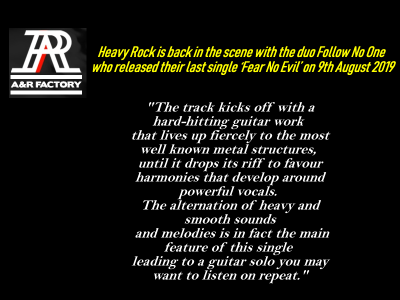 Throwback Thursday: Fear No Evil by Follow No One