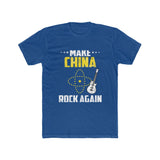 Make China Rock Again Tee (White & Gold Lettering) - FollowNooneStore